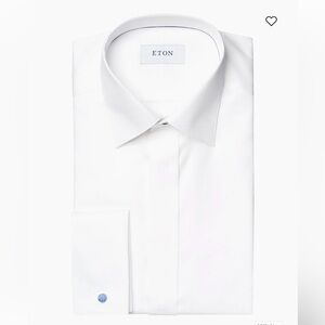 Eton  Slim-Fit Diamond Weave Formal Dress Shirt 16 41 *Flaw